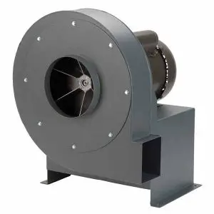 A photo of a centrifugal blower